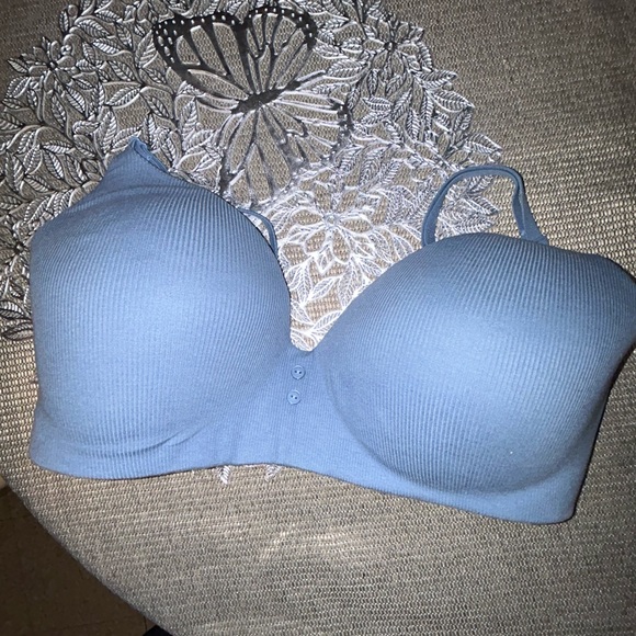 Victoria's Secret Other - Victoria's Secret Padded Seamless Bra - Dusty Blue